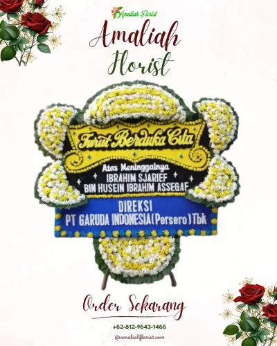 Papan Bunga Duka di Klopo Sawit