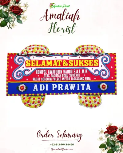 Karangan Bunga Ucapan Selamat di Klopo Sawit